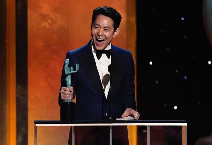  美国演员工会奖,鱿鱼游戏,李政宰,郑好娟,Netflix,Screen Actors Guild Awards,