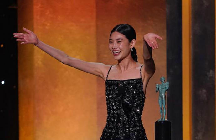 美国演员工会奖,鱿鱼游戏,李政宰,郑好娟,Netflix,Screen Actors Guild Awards,