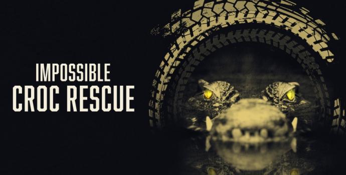 Animal Planet 卡在轮胎里的巨鳄 Impossible Croc Rescue