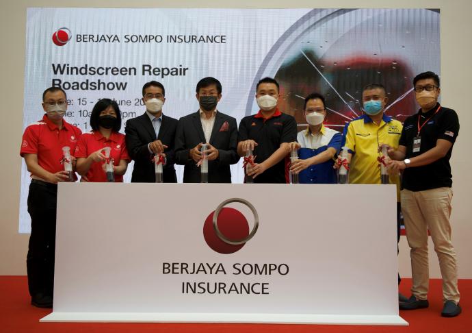 成功损保保险, Berjaya Sompo Insurance, Windscreen Repair Roadshow, 挡风玻璃维修路演, 挡风玻璃, 