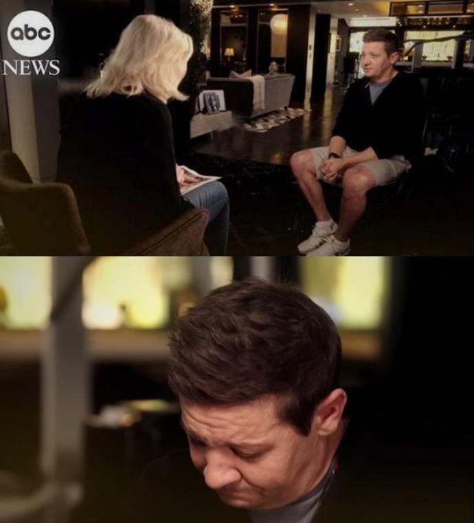 Jeremy Renner, Diane Sawyer,鹰眼, 漫威宇宙, 意外, Marvel, 