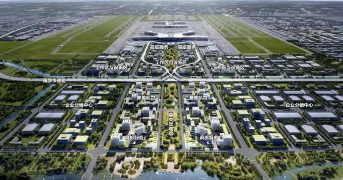 上海第三机场南通机场示意图