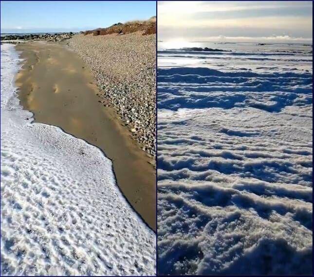 里奥格兰德河水冻结