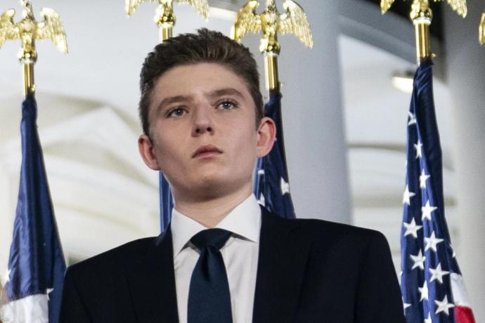 美国前总统特朗普小儿子巴伦 Barron Trump