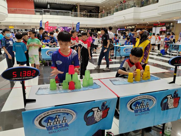 南视界,叠杯, 教育部,比赛,Sport stacking,