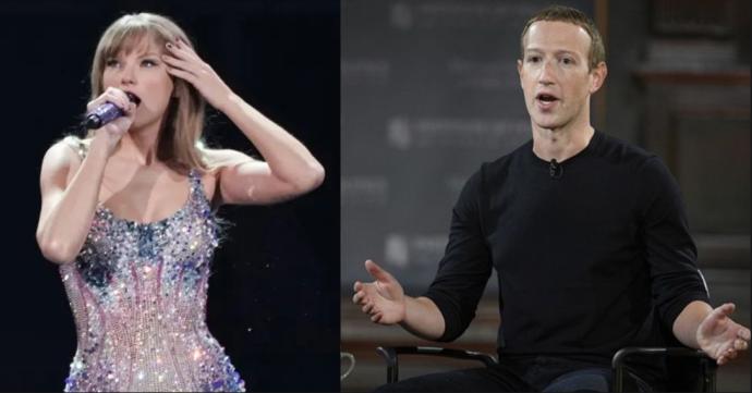 泰勒丝（Taylor Swift） 扎克伯格（Mark Zuckerberg）