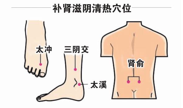 补肾滋阴清热穴位