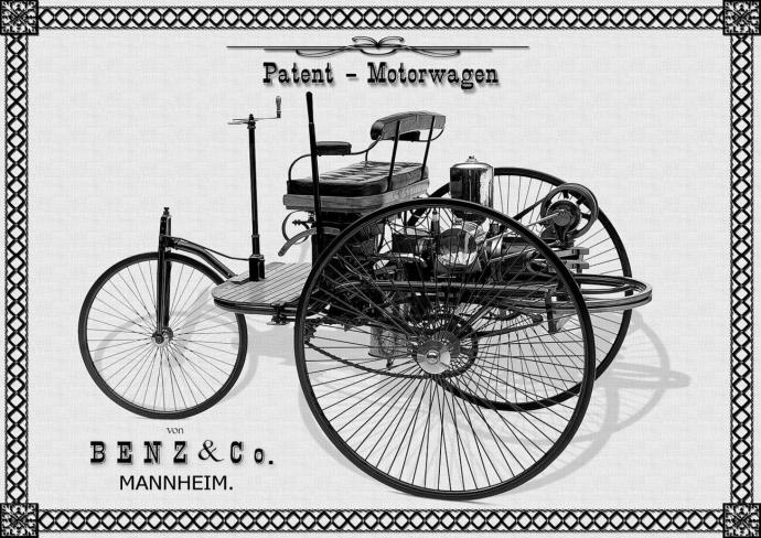 马赛地1号（Benz Patent Motorwagen）（取自Pixabay）