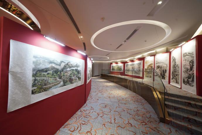 中马建交50年—中国名家书画艺术展 世界华人协会