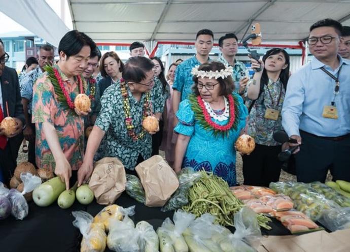 赖清德视察马绍尔群岛