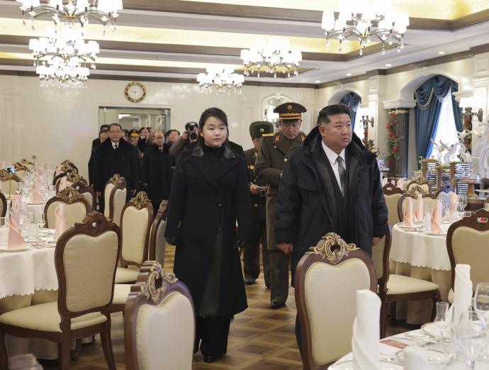 金正恩与女儿金主爱