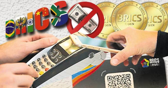 金砖国家支付系统 BRICS PAY 金砖跨境支付 (南洋商报制图 )