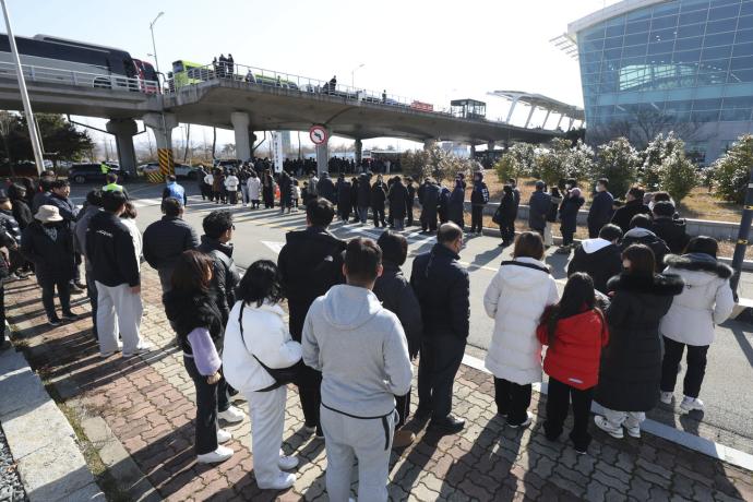 务安国际机场【济州航空坠机】（美联社）