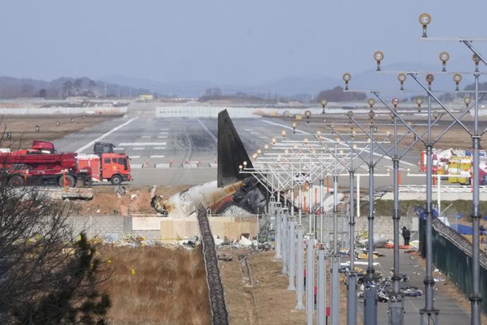 韩国 济州航空 7C2216 航班 务安 国际机场