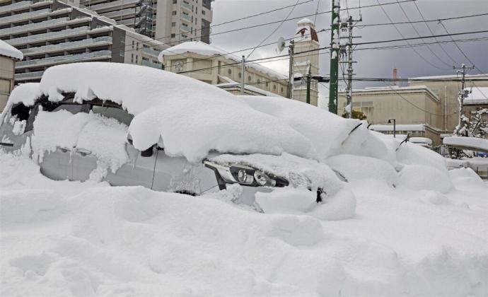 日本下雪