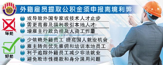 外籍雇员提取公积金须申报离境利弊