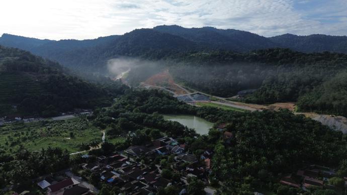 原住民群体特姆安族（Temuan）雪州双文丹特姆安族原住民村（受访者提供）