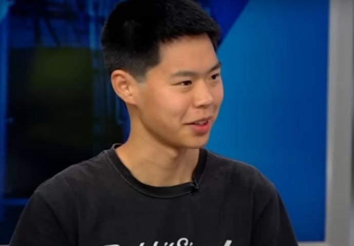 高中生遭16所大学拒绝 Stanley Zhong（取自ABC7 News Bay Area视频）