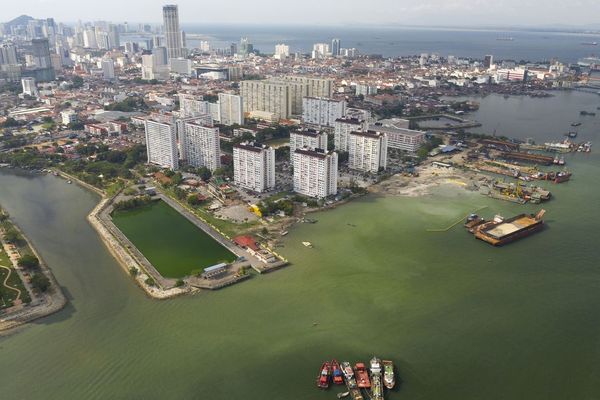 建槟城第三条海底水管五条路海滨工程非采沙