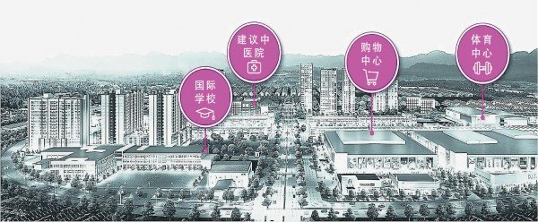 恒大置地的Pearl City，将有综合医院、国际学校，购物广场及体育中心。 